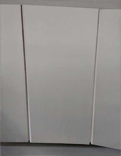 Veerle_Stevens 'Vier gratis kasten',30 x 40 cm, olieverf op doek